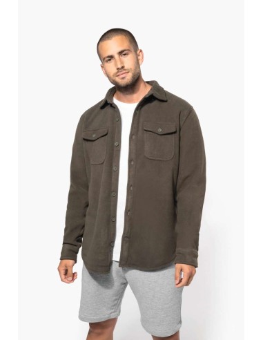 KAR-K582-Surchemise doublée en molleton sherpa